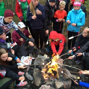 Grill efter nästan 19km fjällvandring!